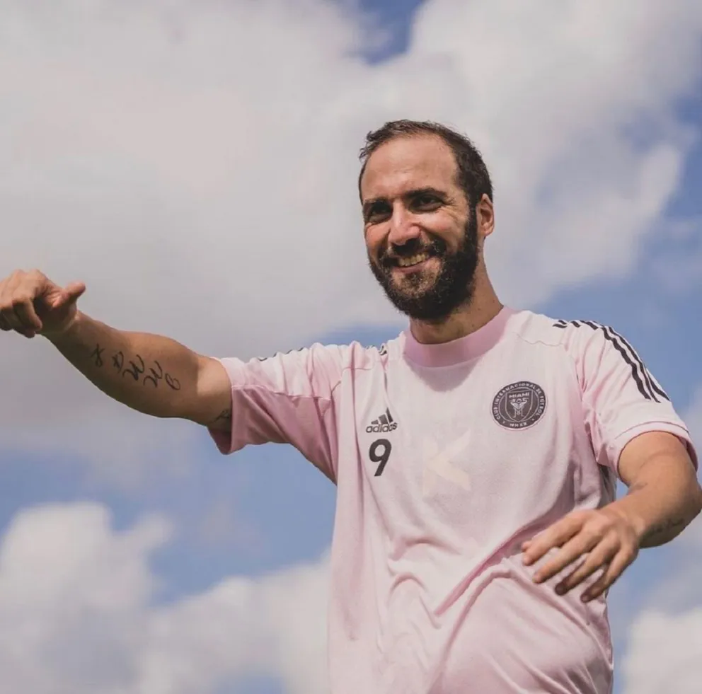 Gonzalo Higuaín. Fuente (Instagram)