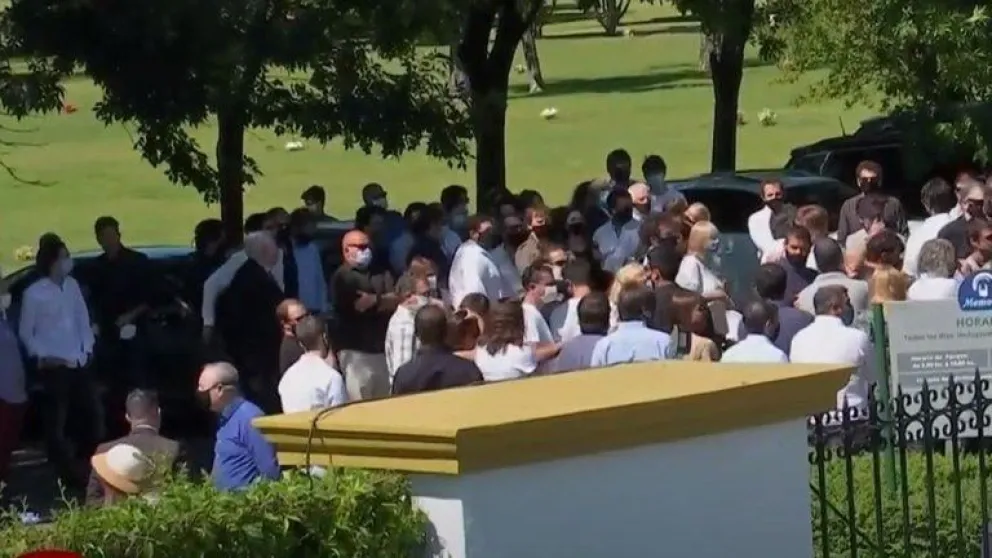 Entierro de Jorge Brito. Fuente: (Twitter)