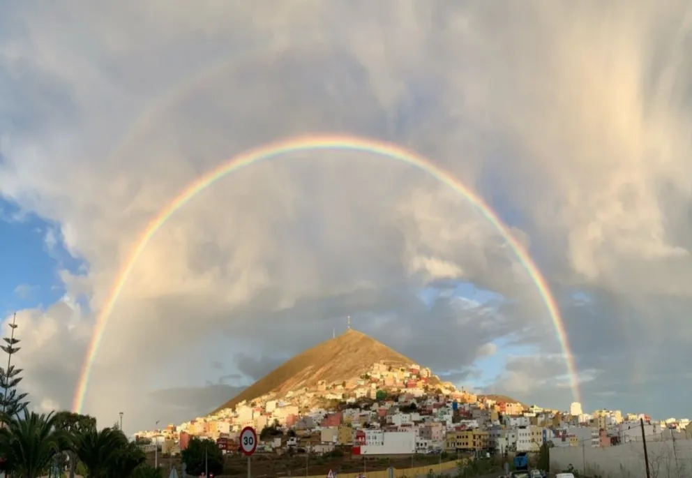 Arcoiris. Fuente: (Twitter)