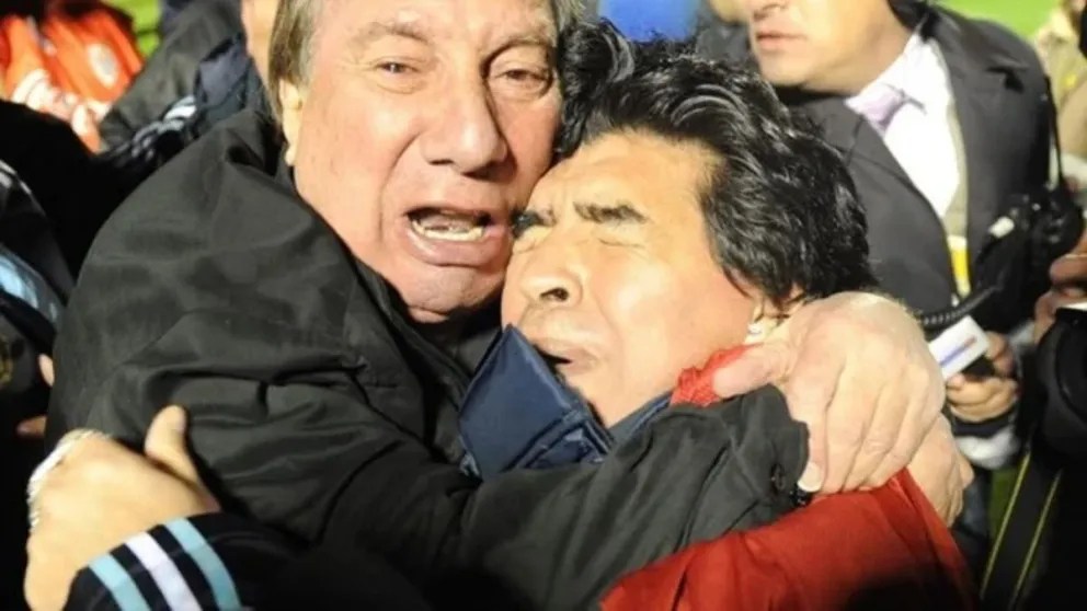 Carlos Bilardo y Diego Maradona