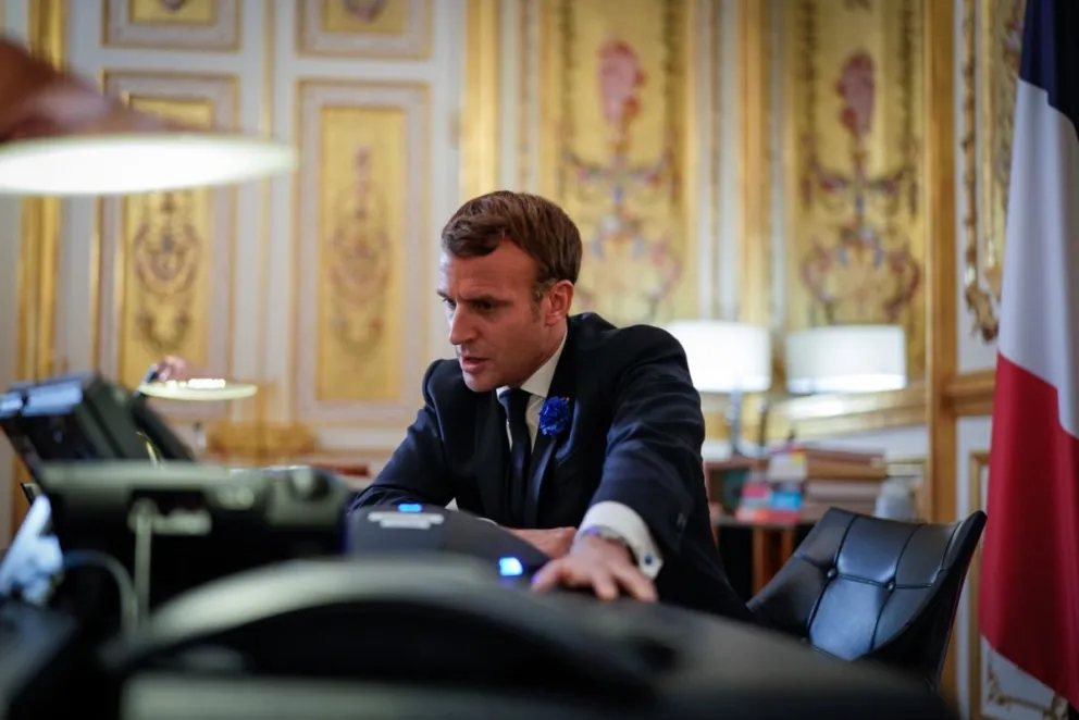 Emmanuel Macron. Fuente: (Twitter)