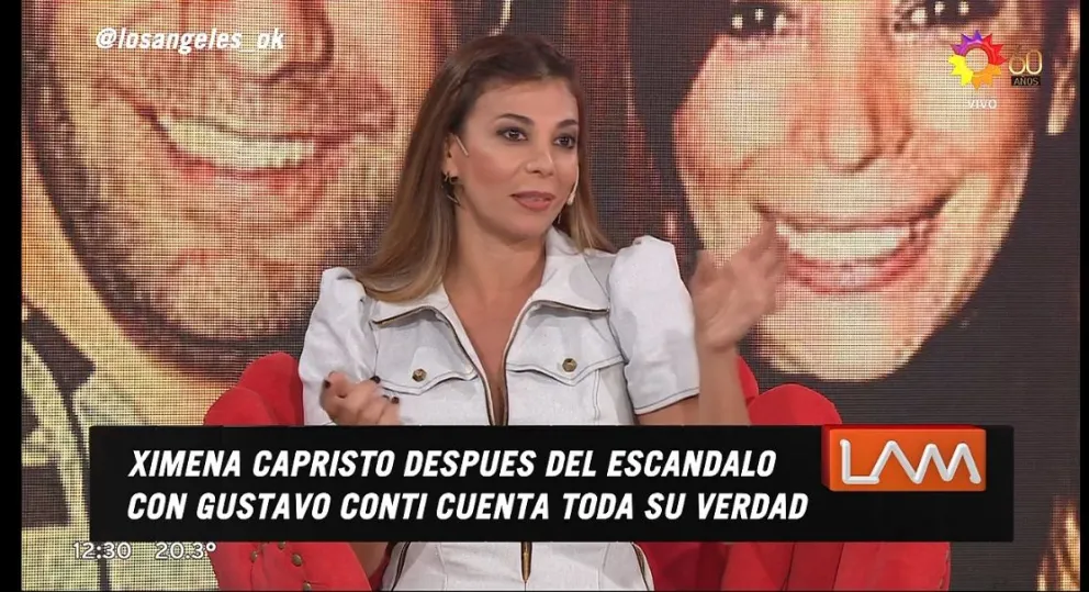 Gustavo Conti y Ximena Capristo. Fuente (Twitter)