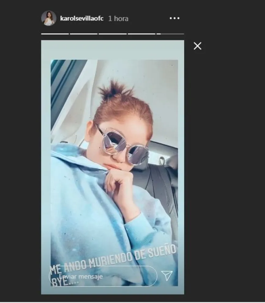 Karol Sevilla. Fuente (Instagram)