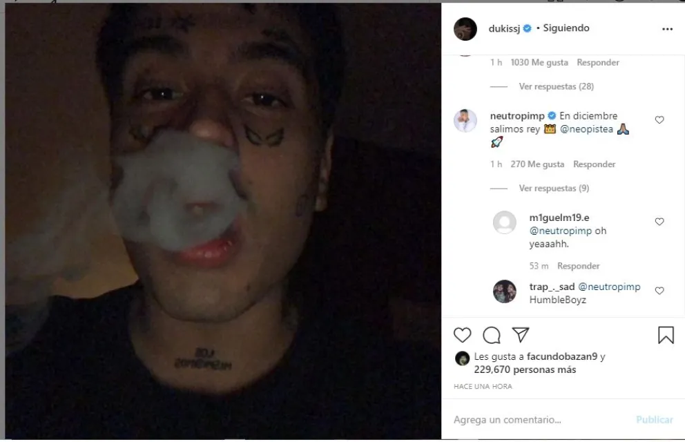 Duki y un posteo misterioso: ¿Se viene nuevo tema?