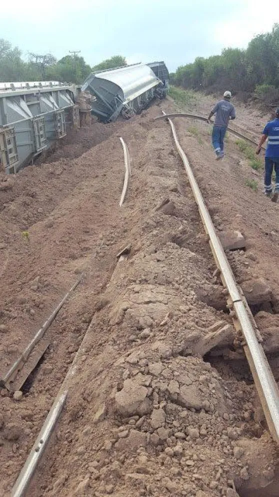 Descarriló el Belgrano Cargas en Joaquín V. González