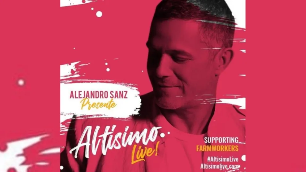 Alejandro Sanz. Fuente: Instagram 
