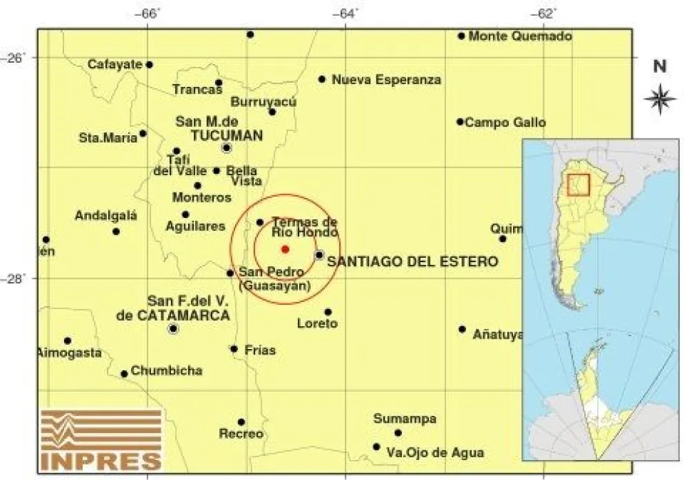 Ahora: un fuerte temblor sacudió a Santiago del Estero