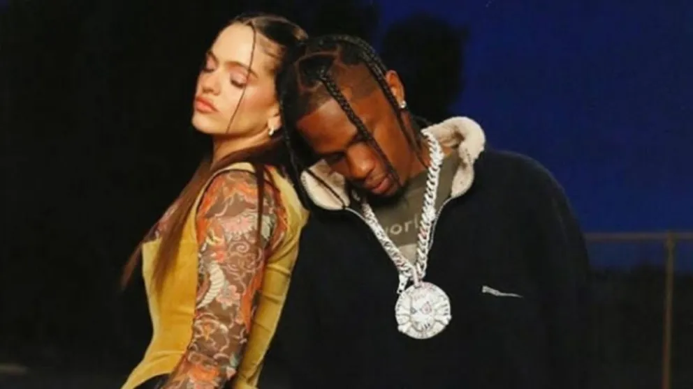 Rosalía y Travis. Fuente: Instagram