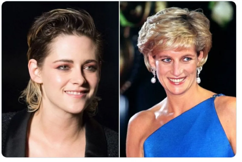 Kristen Stewart y Lady Di. Fuente (Twitter)