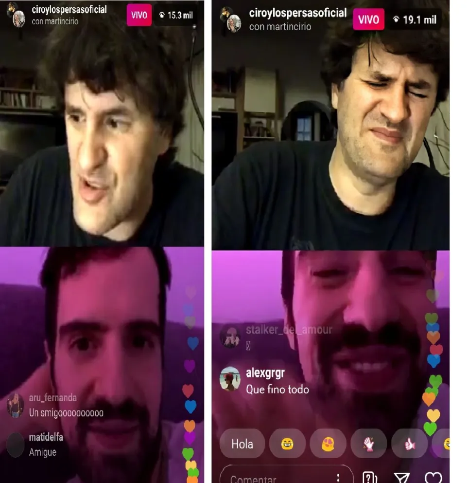 Martín Cirio junto a Ciro Martínez. Fuente (Twitter)