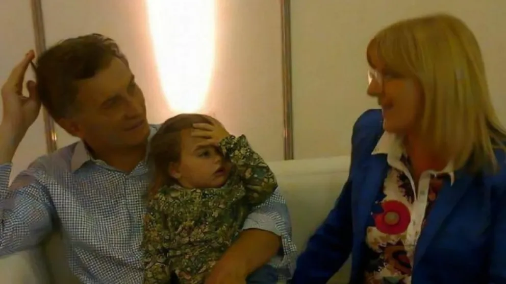 Mauricio Macri, Antonia y Susana Martinengo. Fuente (Twitter)
