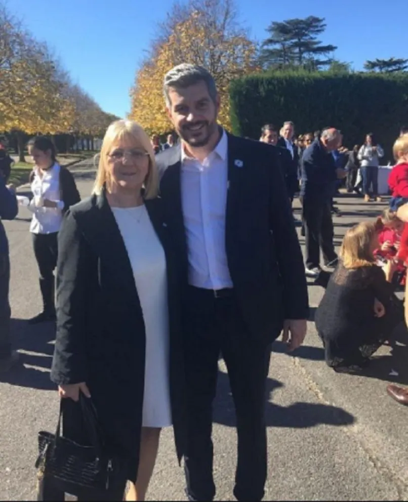 Susana Martinengo y Marcos Peña. Fuente (Twitter)