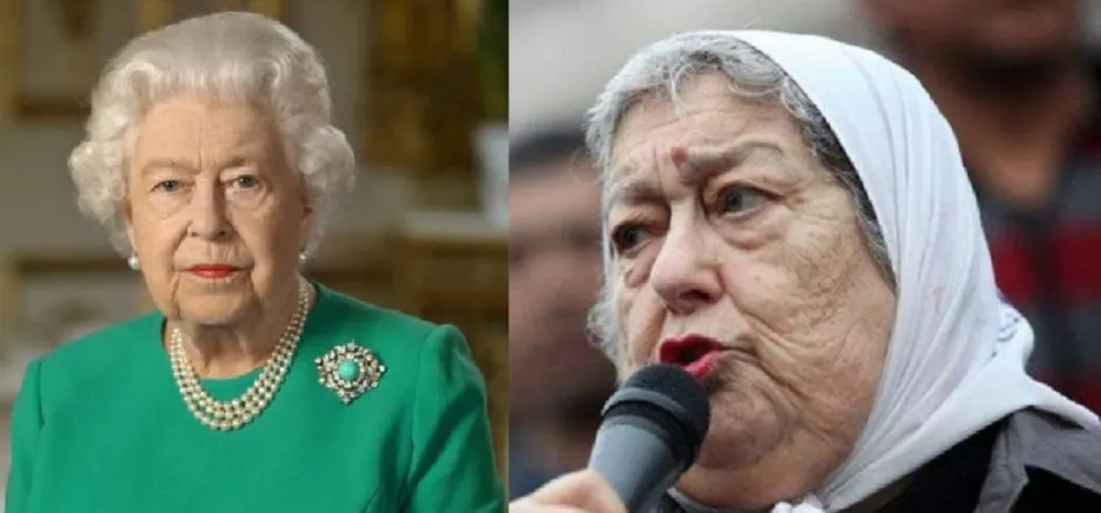 Reina Isabel II y Hebe De Bonafini. Fuente (Instagram)