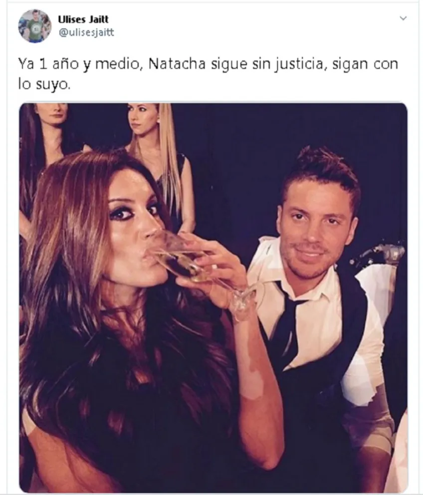 Natacha Jiatt. Fuente: twitter