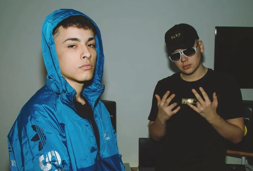 Bizarrap y Trueno. Fuente: Instagram 