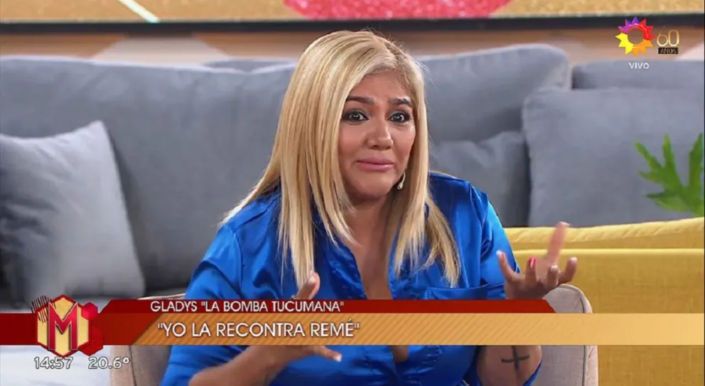 Gladys 'La bomba' Tucumana. Fuente (Canal Trece)