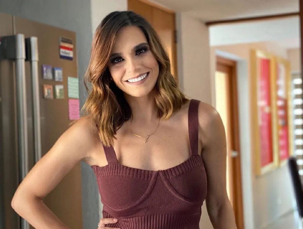 Tania Gómez muestra su embarazo