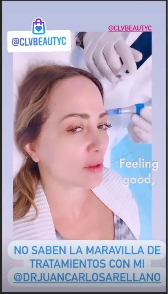 Andrea Legarreta se prepara su regreso para "Hoy" con un tratamiento de belleza