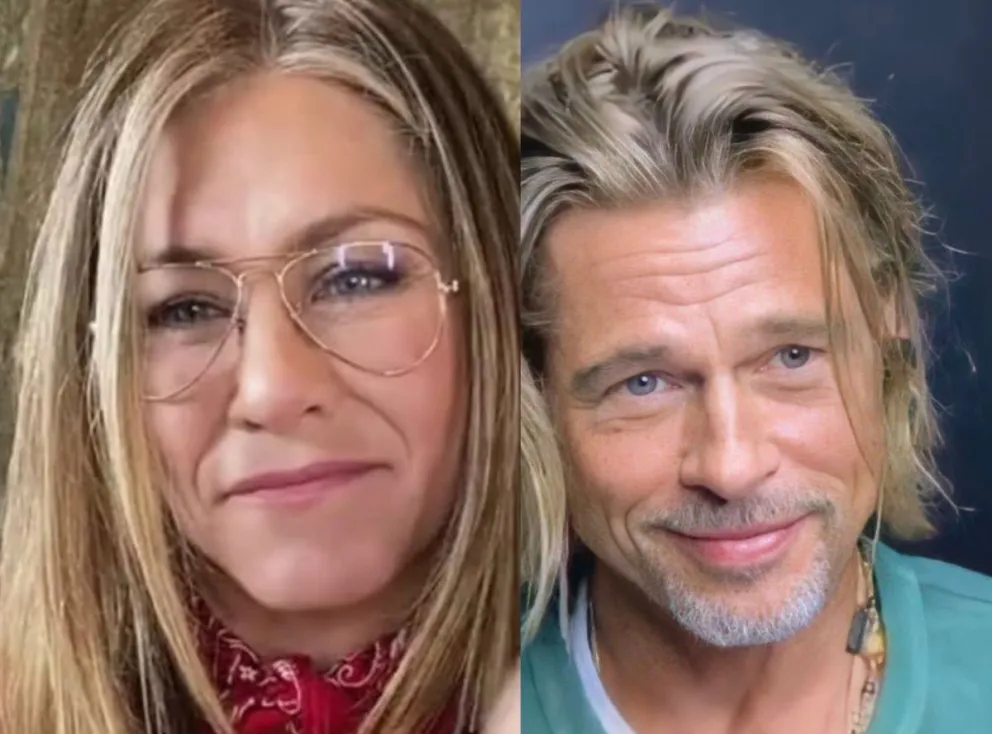 Los mejores memes que dejó el inesperado reencuentro de Brad Pitt y Jennifer Aniston