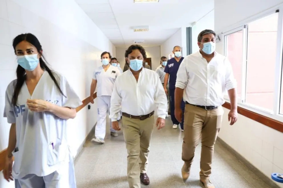 Salta avanza en la lucha contra la pandemia: Sáenz visitó las nuevas obras en el Hospital Papa Francisco