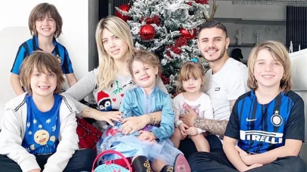 La baja familiar de Wanda Nara: la mediática y sus hijos despiden al Nono y le desean un buen viaje