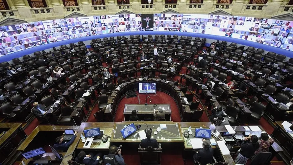 Sesión de diputados. Fuente: Twitter
