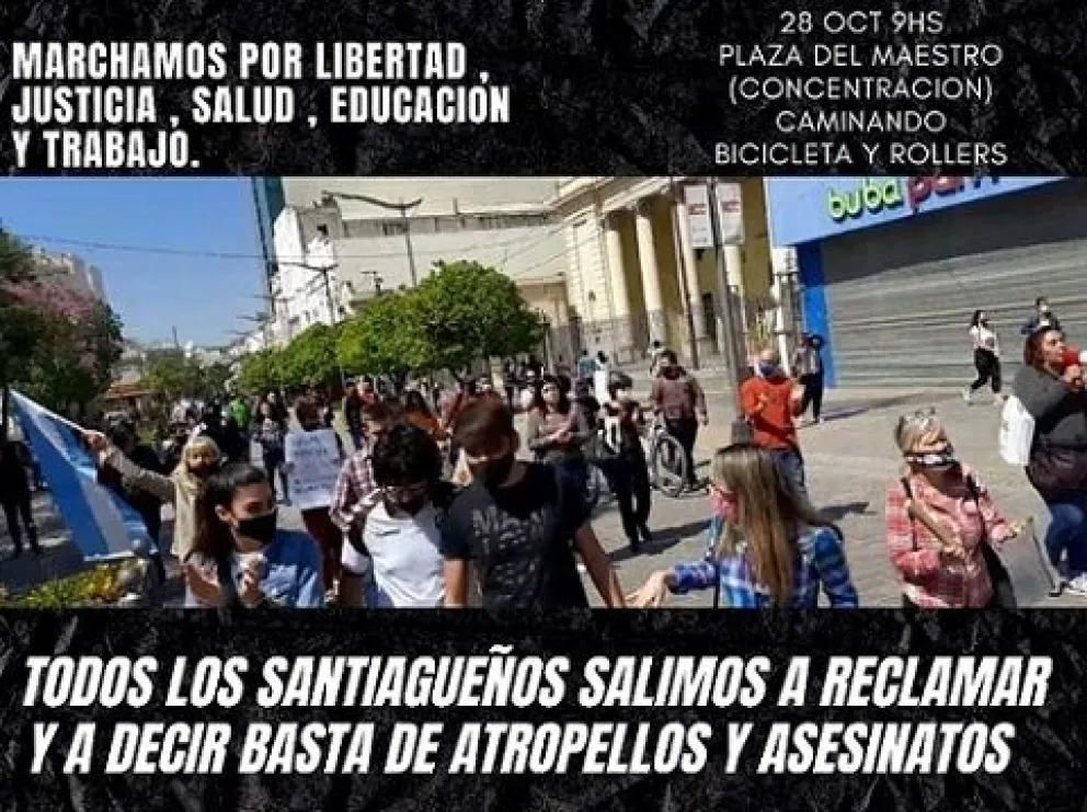Protestas en Santiago del Estero