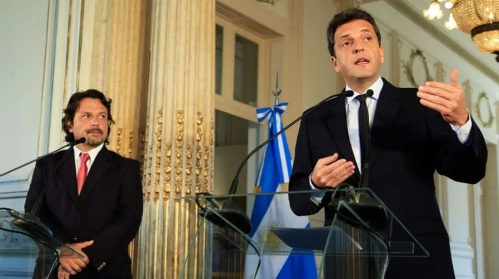 Gustavo Sáenz y Sergio Massa