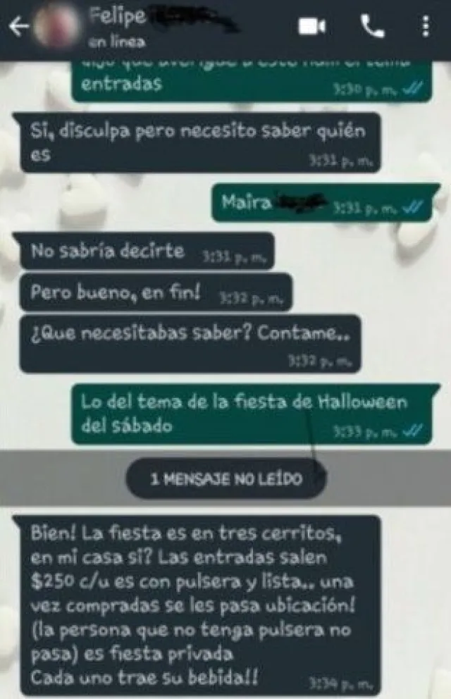 El coronavirus se hace una fiesta: salteños cobraban $250 para armar una joda clandestina en Halloween