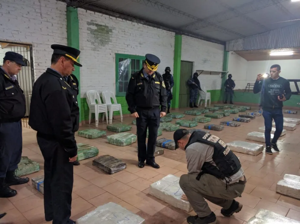 Golpe al narcotráfico: incautaron toneladas de marihuana durante un operativo