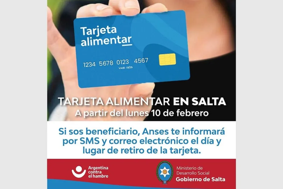 Connocé el cronograma de la Tarjeta Alimentar