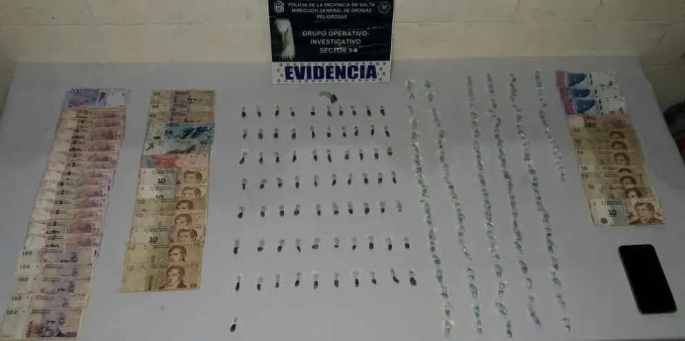Gracias a Denuncias Web, se evitó la comercialización de más de 200 dosis de cocaína
