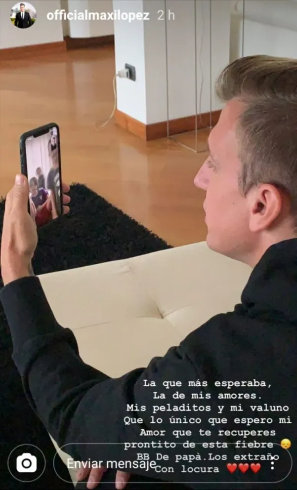 Maxi López. Fuente: (Instagram)