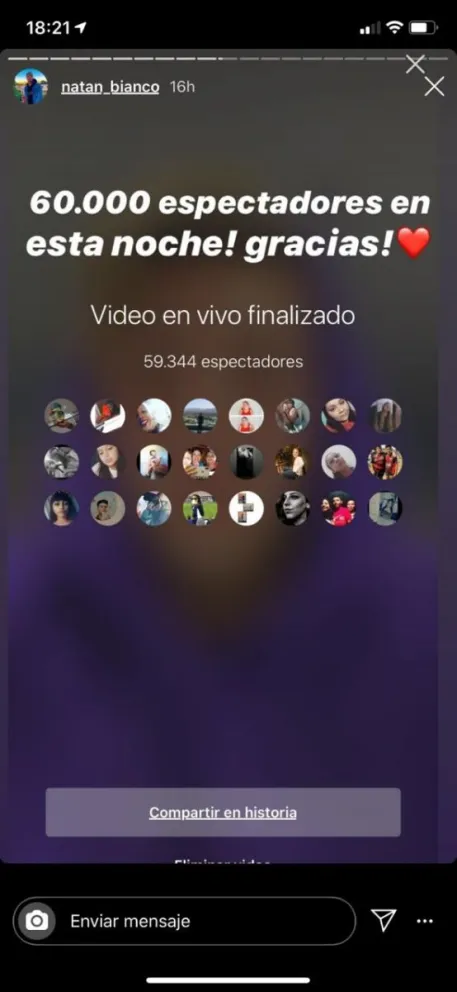 Bianco es furor en redes (Instagram)
