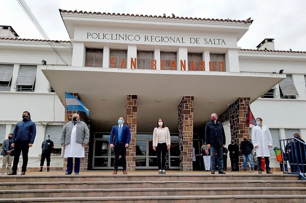 Josefina Medrano en Hospital San Bernardo