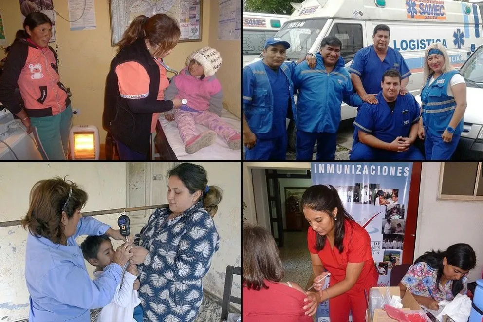 Trabajadores de sanidad