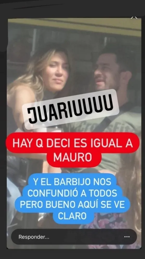 Bomba: La nueva conquista de Jimena Barón se quitó el barbijo y resultó no ser Mauro Caizza