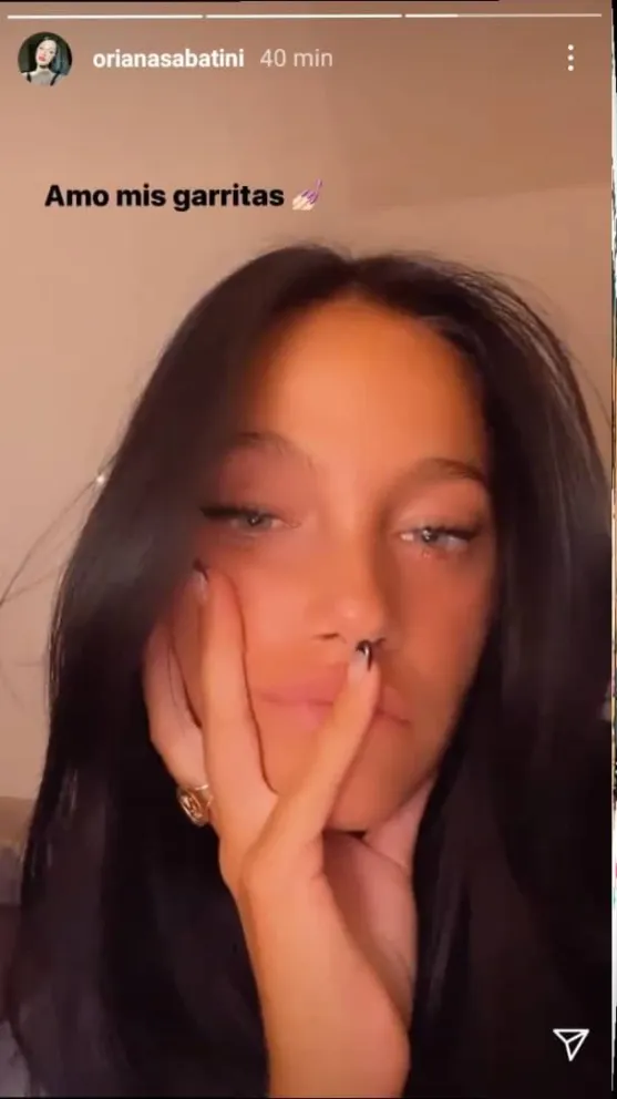 Oriana Sabatini muestra las garras en instagram y deja entrever un nuevo proyecto
