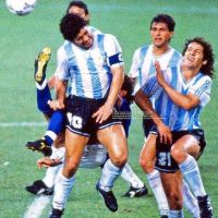 Pedro Troglio y Diego Maradona. Fuente (Instagram)