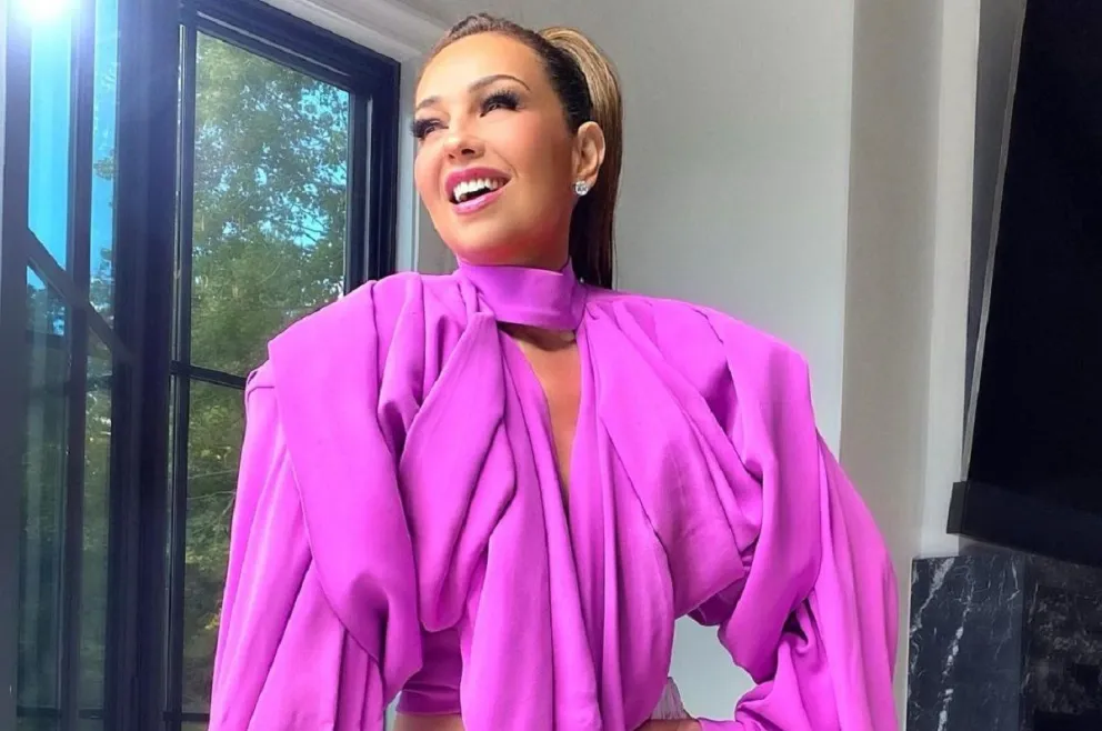Thalía sorprendió a todos