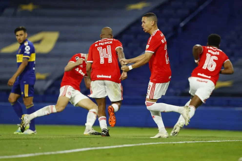 Boca pierde 1 a 0 contra Inter de Porto Alegre