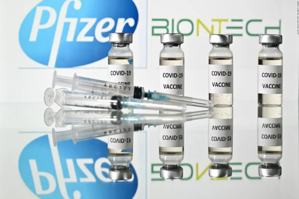 Vacuna Pfizer. Fuente: (Twitter)