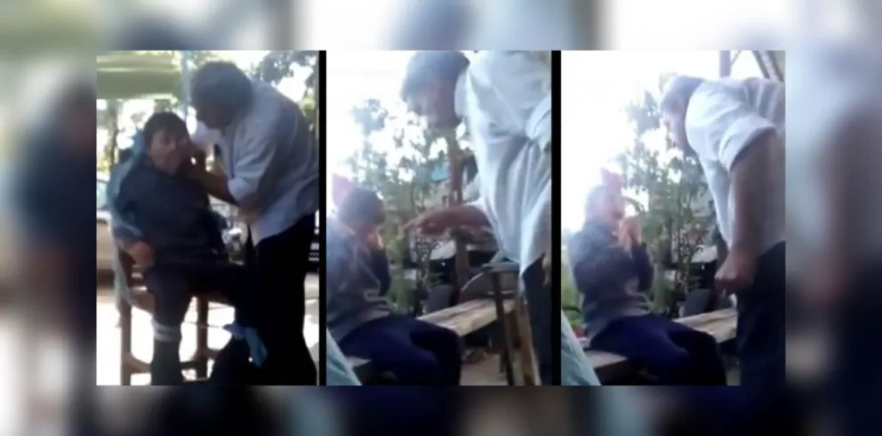 ¡Es un monstruo! Filmó a su hijo autista mientras lo torturaba y lo ataba a un silla para que "no moleste"