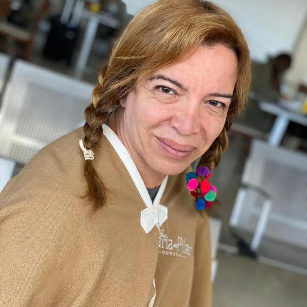 La desopilante foto de Lizy Tagliani con un dibujo animado