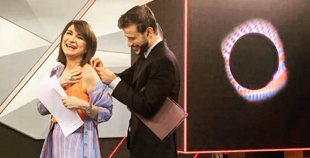 María Laura Santillán y Diego Leuco. Fuente (Instagram)