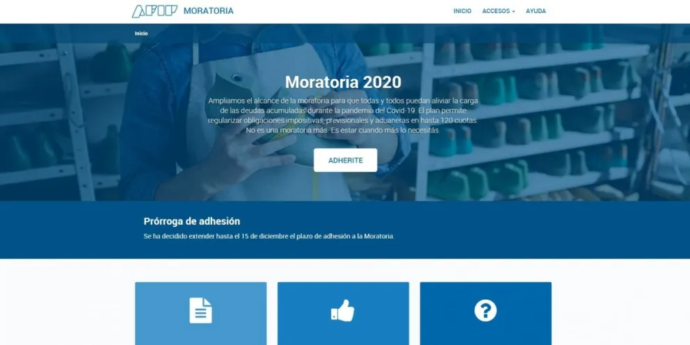 AFIP extiende la adhesión a la Moratoria luego de los inconvenientes en su página web