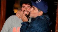 Diego Jr. y su padre, Diego Maradona