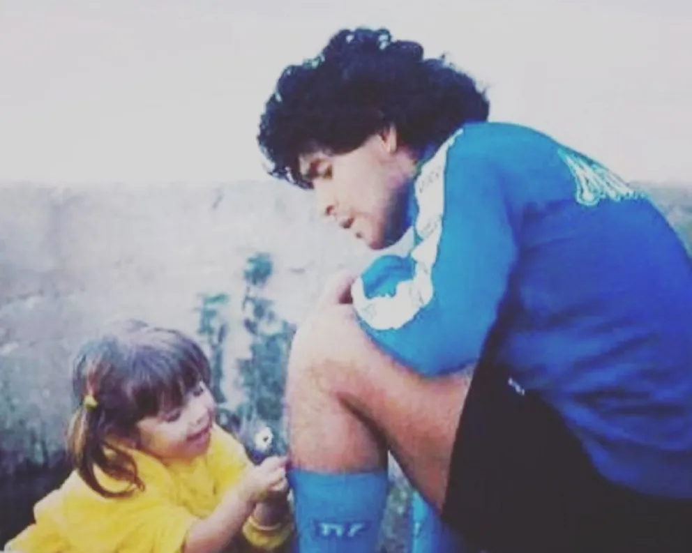 Diego y Dalma Maradona. Fuente (Instagram)