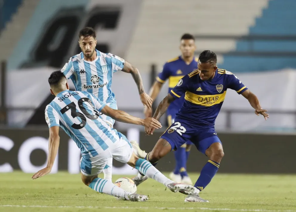 En Avellaneda, Racing le gana 1 a 0 a Boca por los Cuartos de Final