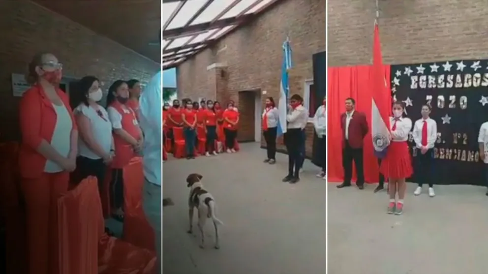 TERRIBLE VIDEO: escuelita del norte cerró el año homenajeando al "Che" Guevara